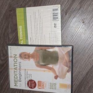 NWT Meditation For Beginners CD. Along With A Free Toning Cd